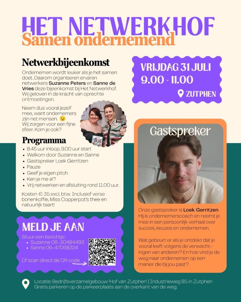 1 organiseer uw eigen spelprogramma