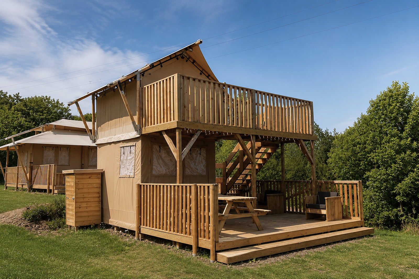 glamping midden in de natuur in de belgische ardennen